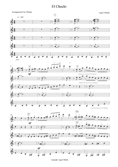 El Choclo (arr. Luc Vanhee)