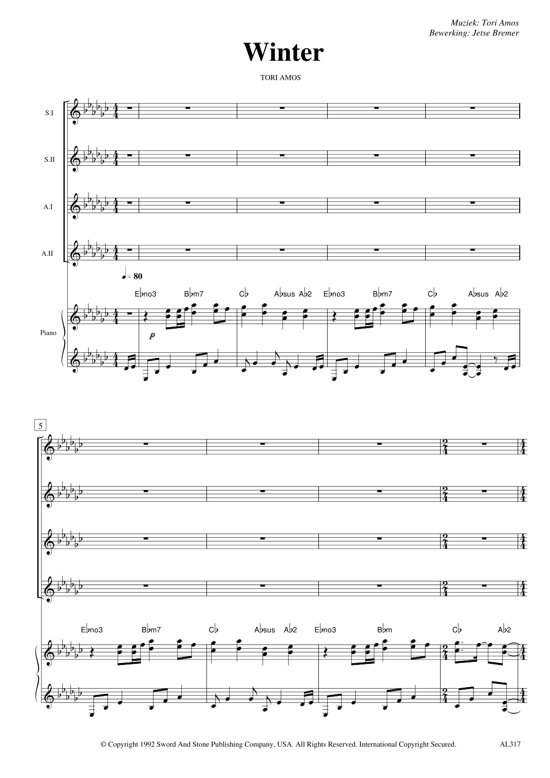 Winter (arr. Jetse Bremer)