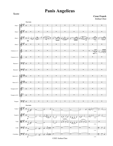 Panis Angelicus (arr. Joshua Choe)