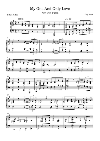 My One And Only Love (arr. Den Tuffin)