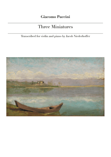Three Miniatures (arr. Jacob Niederhoffer)