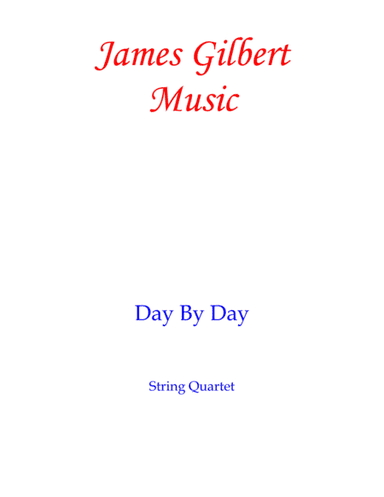Day By Day (arr. James Gilbert Music)