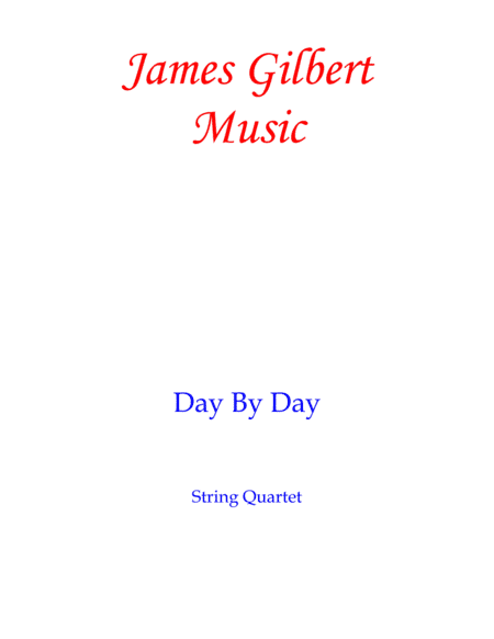 Day By Day (arr. James Gilbert Music)