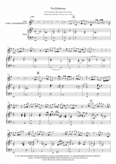 Via Dolorosa (arr. David Kocijan)