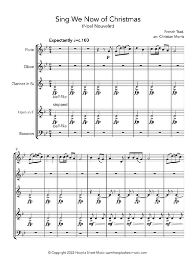 Sing We Now of Christmas (Noël Nouvelet) (arr. Christian Morris)