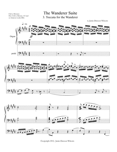 Toccata for the Wanderer (from The Wanderer's Suite)