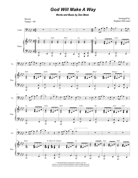 God Will Make A Way (arr. Stephen DeCesare)