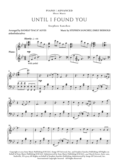 Until I Found You (arr. Danilo "Daca" Alves)