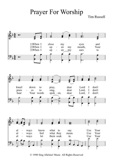 Prayer For Worship