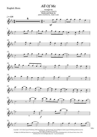 All Of Me (arr. Cássio Silva Chaves)