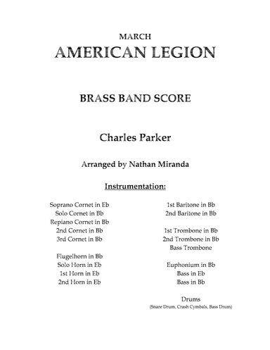 American Legion March (arr. Nathan Miranda)