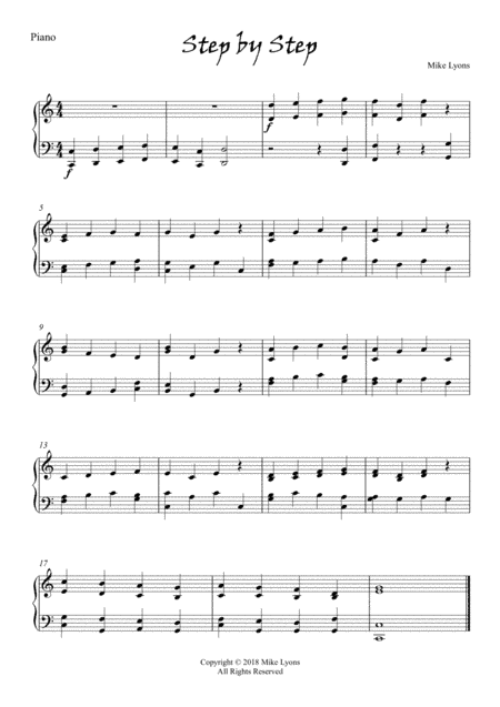 Easy Piano - Step By Step