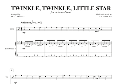 Twinkle Twinkle Little Star (arr. Art.o Artaud)