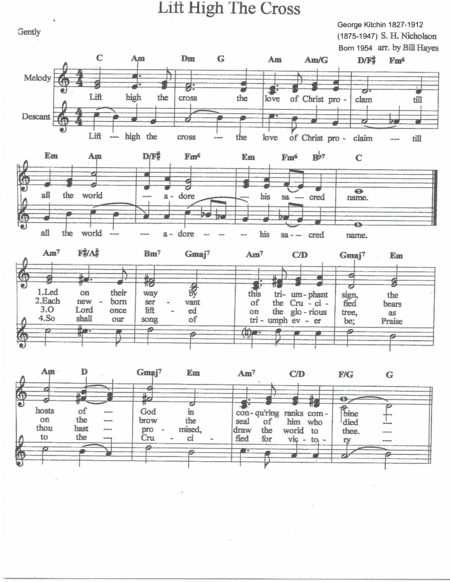 Lift High The Cross (arr. Bill Hayes)