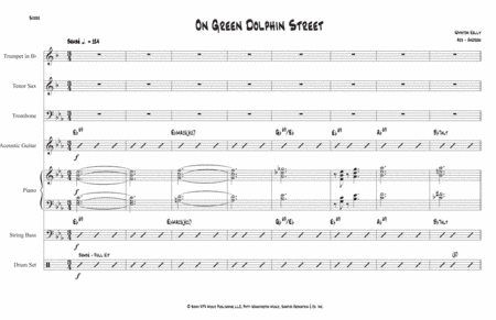 On Green Dolphin Street (arr. Arr. Andrew Sheldon)