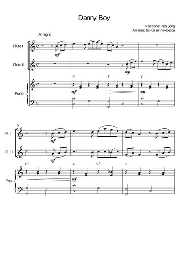 Danny Boy (arr. Kaiserin Rebecca)