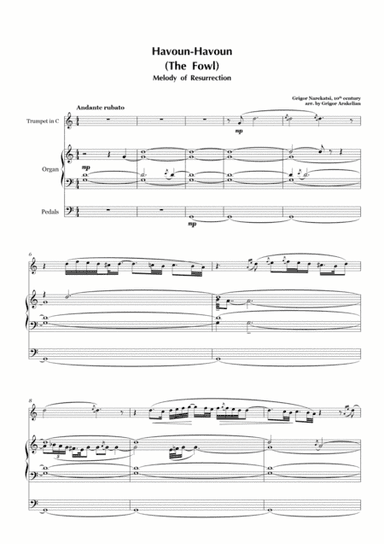 Havoun - Havoun (The Fowl) (arr. Grigor Arakelian)
