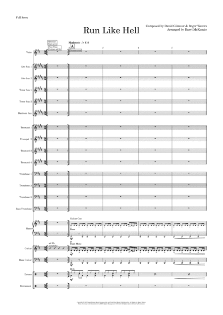 Run Like Hell (arr. Daryl McKenzie)