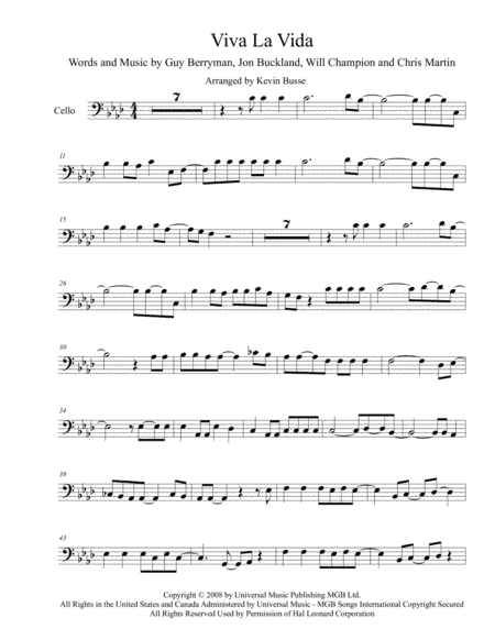 Viva La Vida (arr. Kevin Busse)