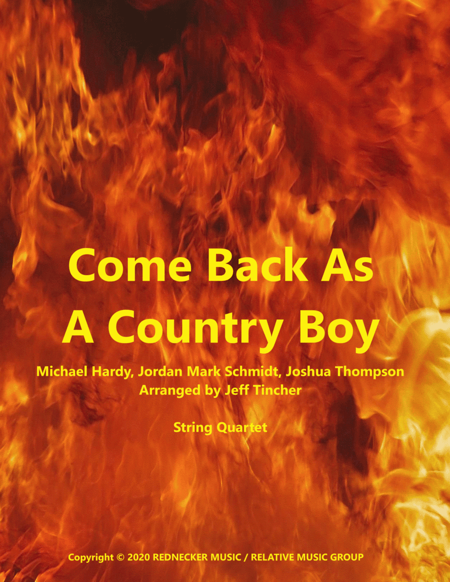 Comeback As A Country Boy (arr. Jeff Tincher)