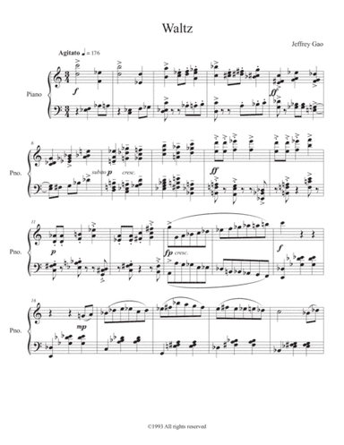 Waltz for Piano