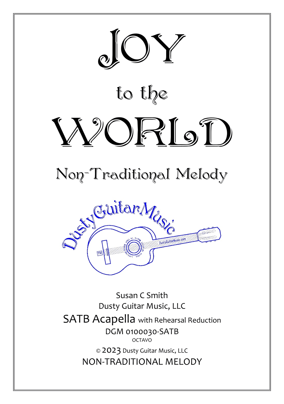 Joy to the World (arr. Susan C Smith)