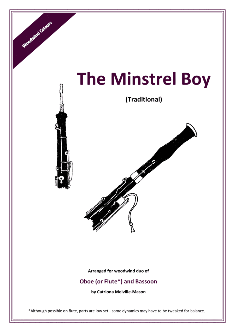 The Minstrel Boy - Oboe (Flute) and Bassoon Duet (arr. Catriona Melville-Mason)