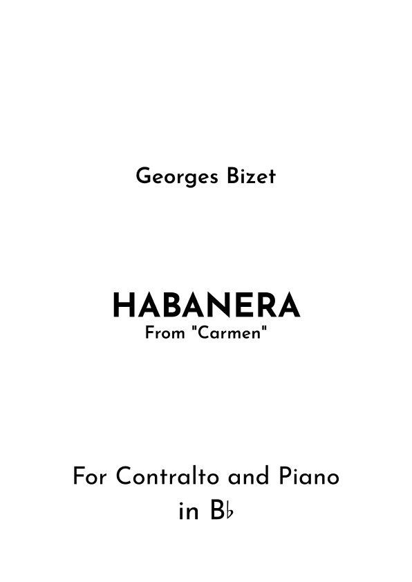 Habanera (arr. Jireh J.)
