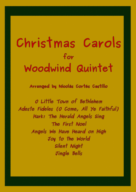 8 Christmas Carols for Woodwind Quintet (arr. Nicolás Cortés Castillo)