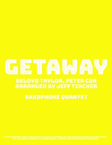 Getaway (arr. Jeff Tincher)