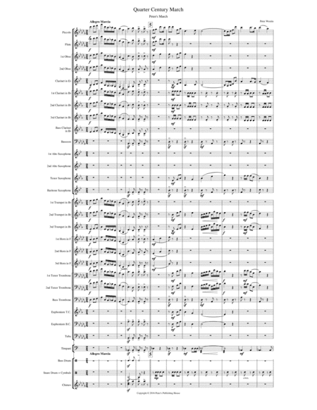 Quarter Century March for Concert Band