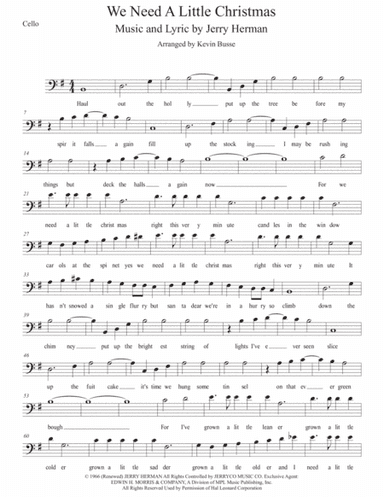 We Need A Little Christmas (arr. Kevin Busse)