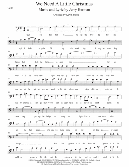 We Need A Little Christmas (arr. Kevin Busse)