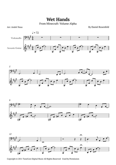 Wet Hands (arr. André Nusa)