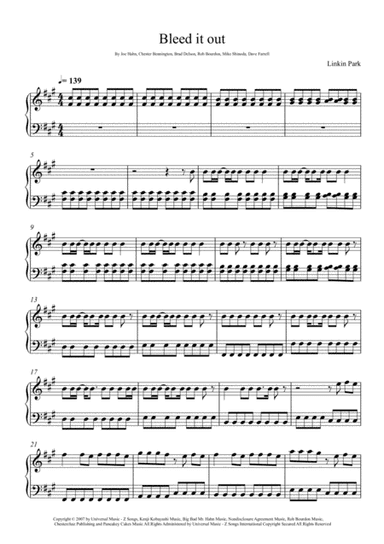 Bleed It Out (arr. André Laitano)