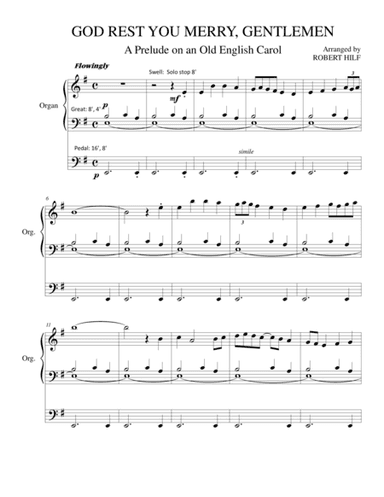 GOD REST YOU MERRY, GENTLEMEN (arr. Robert Hilf)