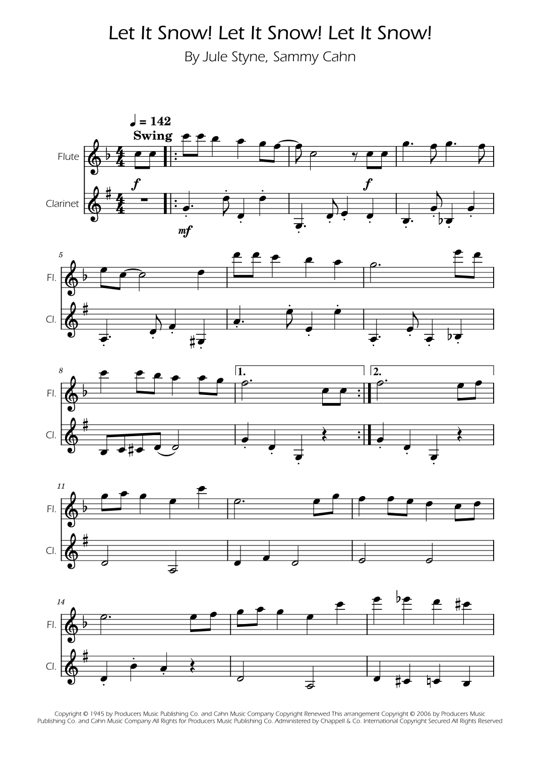 Let It Snow! Let It Snow! Let It Snow! (arr. Ygor Nunes)