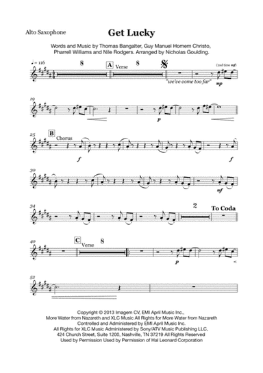 Get Lucky (arr. Nicholas Goulding)