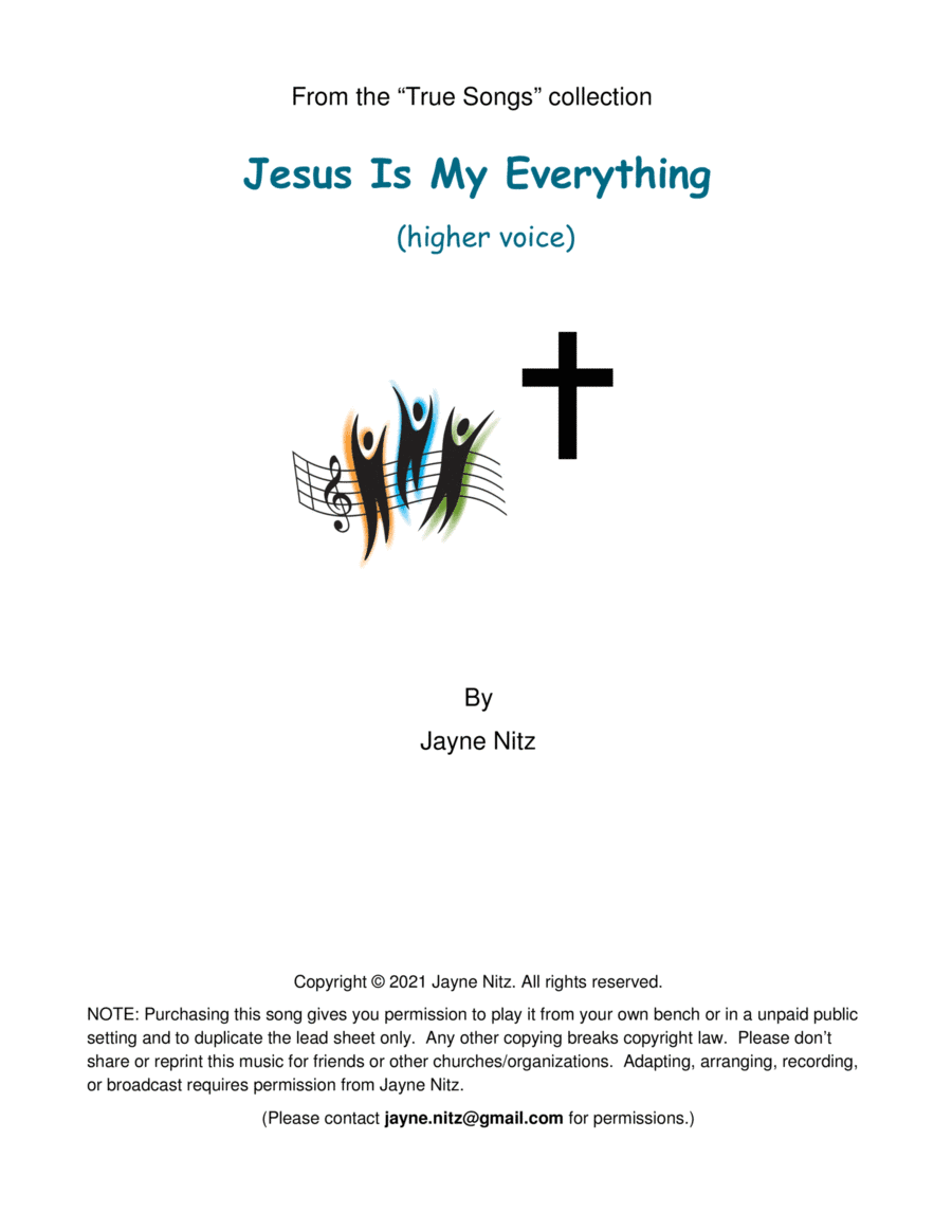 Jesus Is My Everything (high voice)