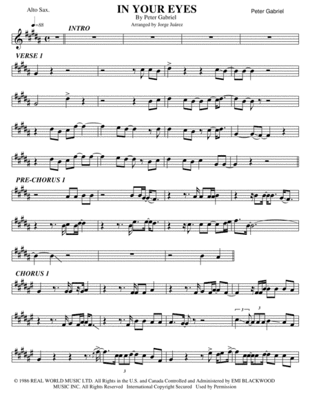 In Your Eyes (arr. Jorge Juárez)