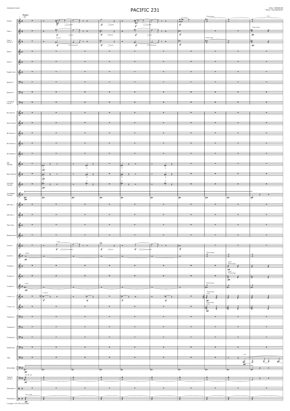 PACIFIC 2.3.1 (arr. Yves Bouillot)