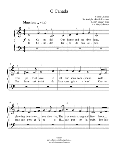 O Canada (arr. Gary Johnston)