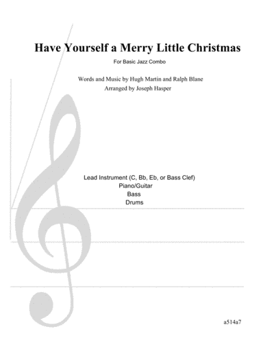 Have Yourself A Merry Little Christmas  from MEET ME IN ST. LOUIS (arr. Joseph Hasper)