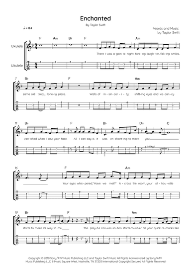 Enchanted (arr. Arr. MDS)