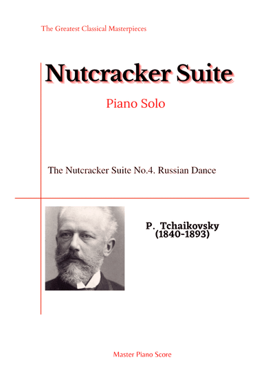 Tchaikovsky-The Nutcracker Suite No.4. Russian Dance(Piano) (arr. MPS)