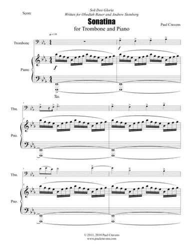 Sonatina for Trombone and Piano