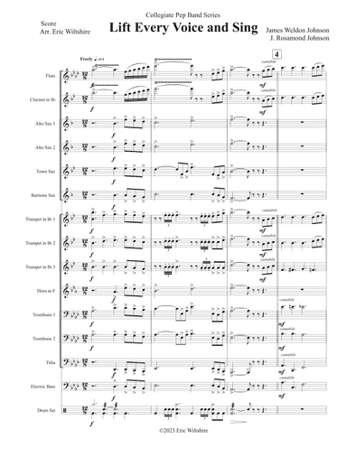 Lift Every Voice and Sing (arr. Eric Wiltshire)