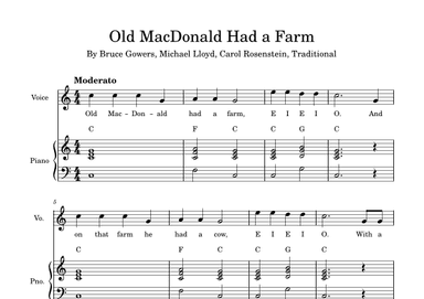 Old Macdonald Had A Farm (arr. Matt Lawton)