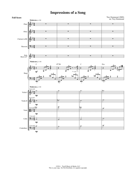 Impressions of a  Song (arr. Trey Demmond)