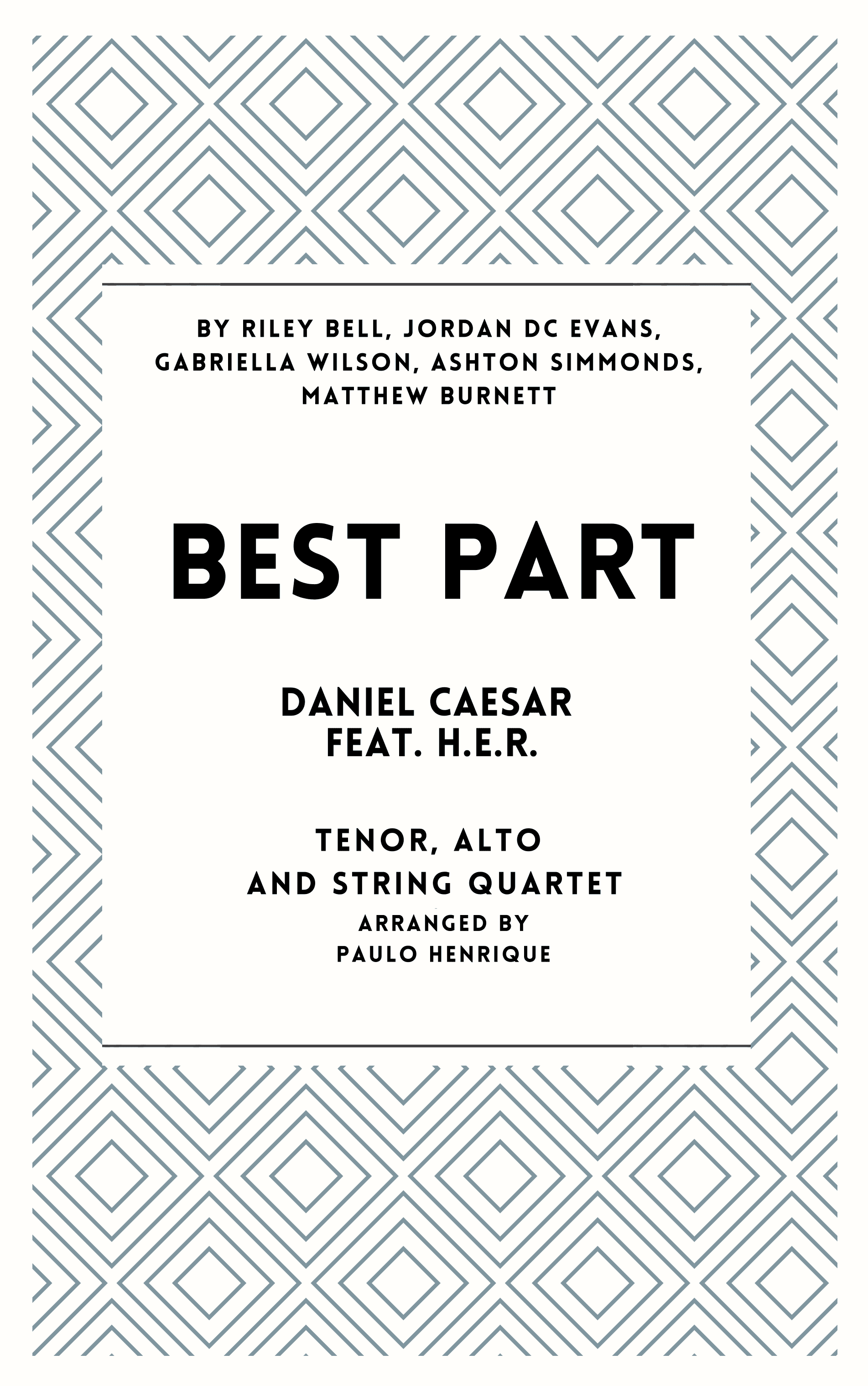 Best Part (arr. Paulo Henrique)